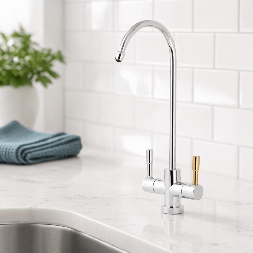 1/4 Zoll Wasserhahn Umkehrosmose Wasserhahn Hahn Langlebiger Trinkwasserhahn Küche