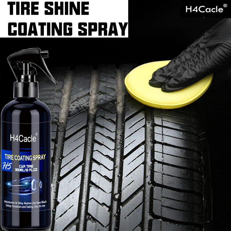 H4Cacle Car Tire Wax Tire Brightener Blackening Durable Tire Coating Agent Cleaning and Maintenance Anti-aging Retreading Polish