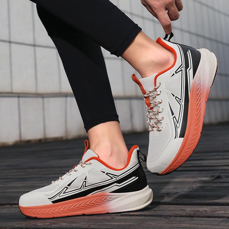 Men'S Casual Sneakers Outdoor Anti Slip Wear-Resistant High-Quality Fashionable Mesh Breathable And Odor Proof Running Shoes