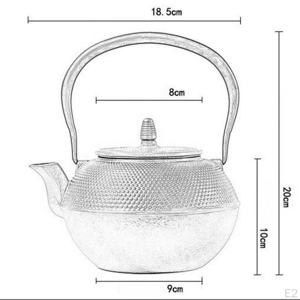 Ceainic din fontă ceainic chinezesc Decor de apă