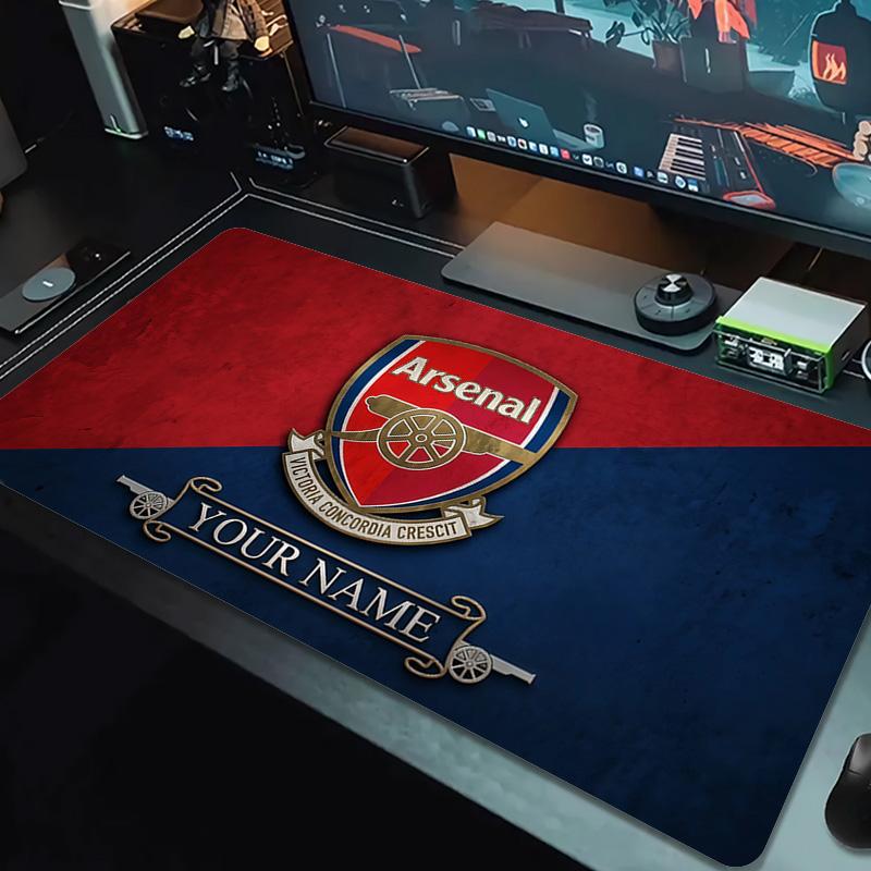 Tlač Futbalového klubu Arsenal Vankúš Protišmyková Podložka pod Notebook Tablet Veľká Podložka pod Myš XXL Podložka Mini PC Podložka na Hranie S uzamknutým okrajom