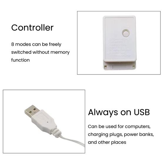 Christmas Snow Ball String Lights Vintage 10/20 LED Bulbs String Light with Snow Scene for Home Patio Fireplace Xmas Tree Decor