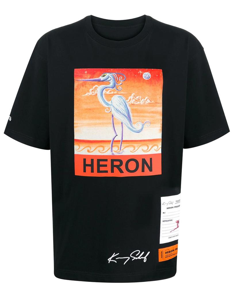 

F20 Heron Preston Kenny Scharf Black Unisex T-Shirt