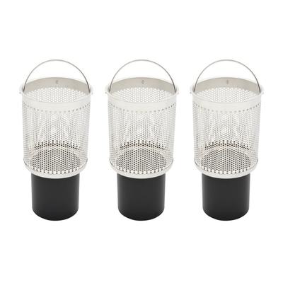 Gaona Deodorizing Garbage Disposal Stainless Steel Rental Mini Kitchen 3 Pieces [Bulk Purchase] 7.8cm GA-PB057
