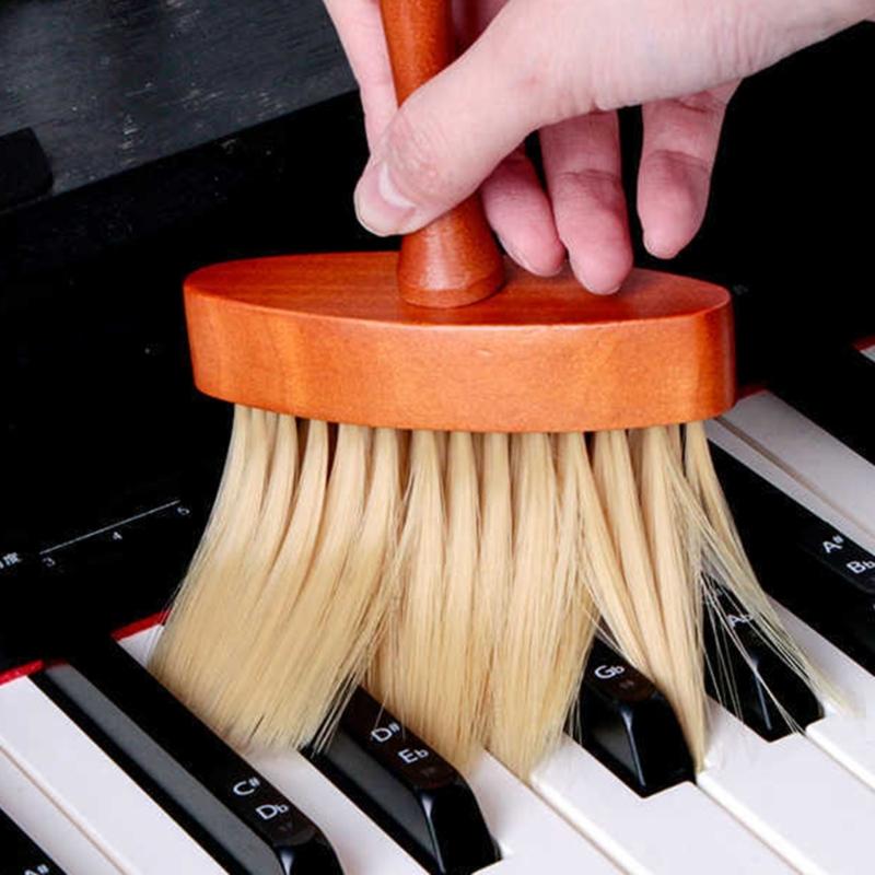 Geige Guzheng Saiten Reinigungsbürste Holzgriff Nylonborsten Reinigerbürste Saiteninstrument Abstaubbürste