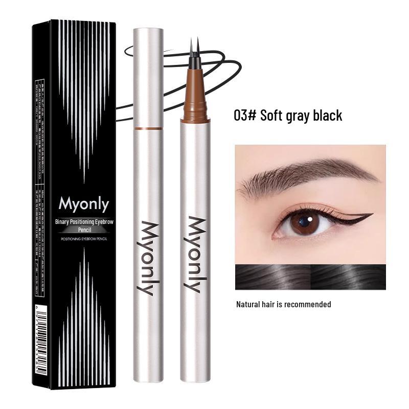 

Водостойкий двусторонний карандаш для бровей Maiouly: Легко наносится, не размазывается для начинающих