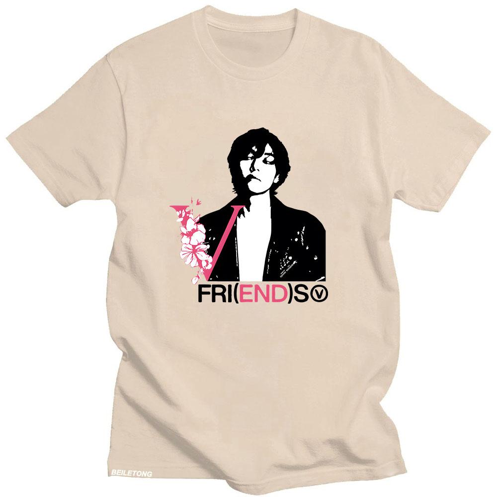 Miękki Taehyung Piątek(koniec)s Koszulki Koreańska Moda Letnie Damskie Koszulki z Nadrukiem Graficznym Bawełniane Krótki Rękaw Dziewczęce Koszulki