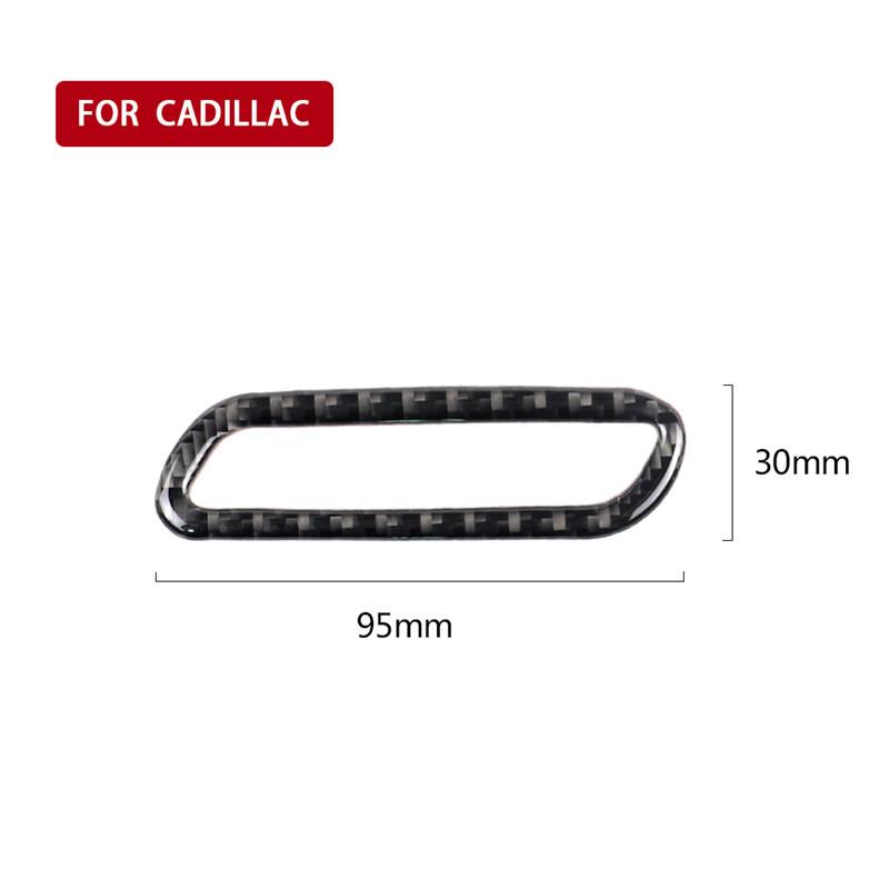 Autozubehör Sitzverstellung Memory-Knopf Schalter Rahmen Abdeckung Zierleiste 1 Stück Passend für Cadillac XT5 Kohlefaser Auto-Styling