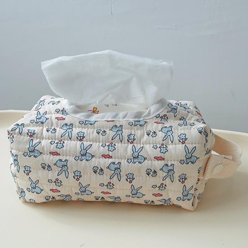 Wipes Case Quilted Baby Wipes Dispenser Dustproof Wipe Holder Printed Pattern Wipes Box Baby Wipe Case Keep Wipe Wet