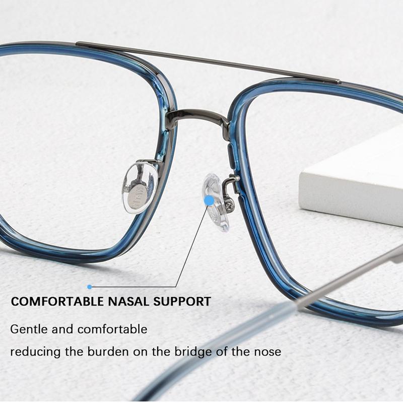 2024 Oversize Titanium Glasses Frame Men Luxury Square Myopia Optical Prescription TR90 Eyeglasses Women Male Ultralight Eyewear