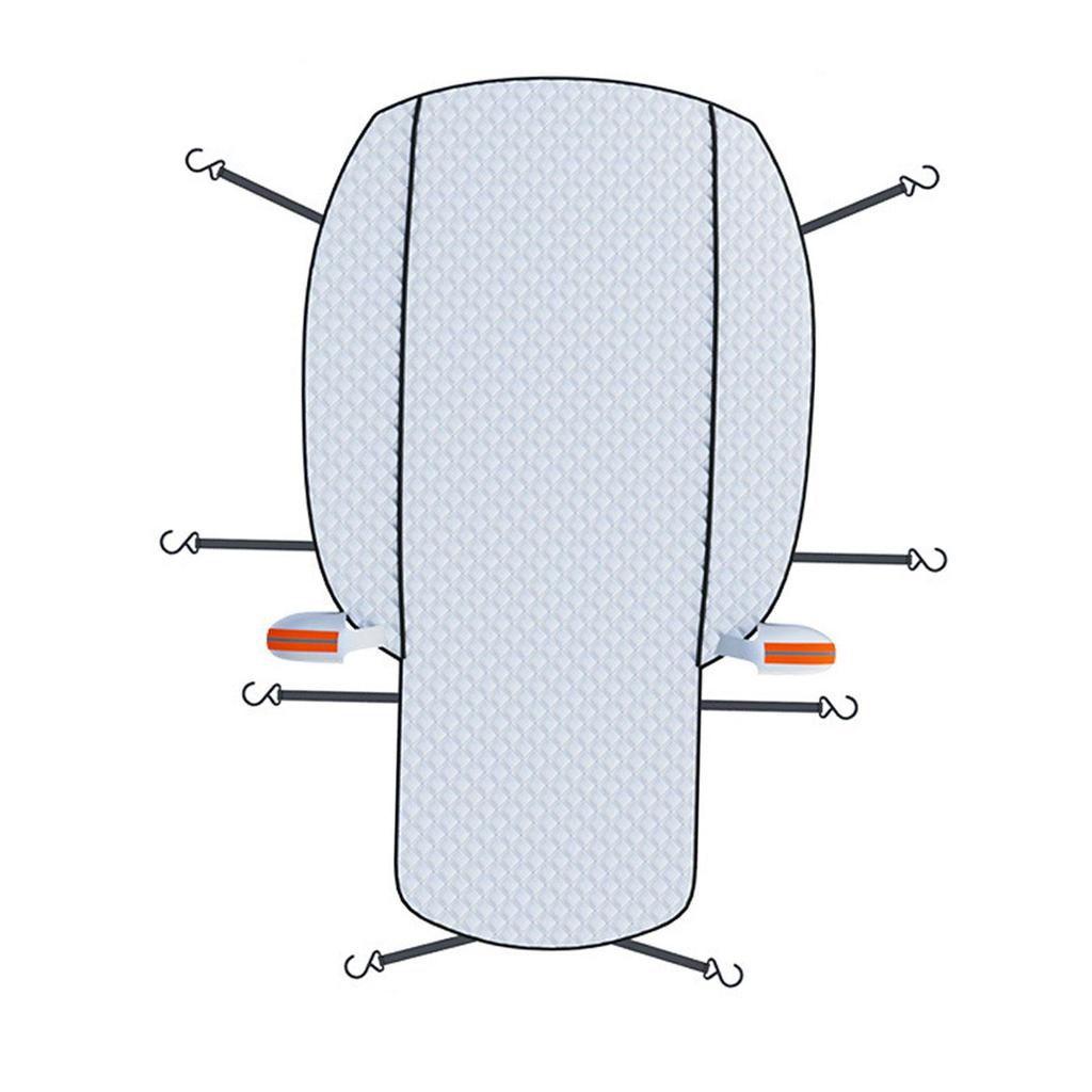 Ice Hail Protector Sun Shield Cover Side Mirror Protector Frost Hail Protector for SUV Car Vehicle Automobiles