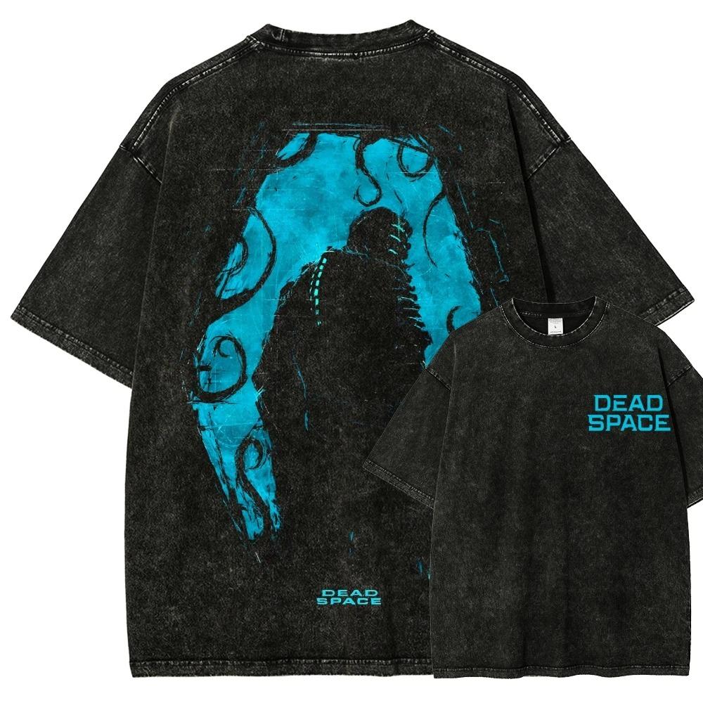 

Dead Space New Model Washed T shirt Anime Lover personality Clothes Oversized Year round clothing Unisex hot product Breathable XXXL