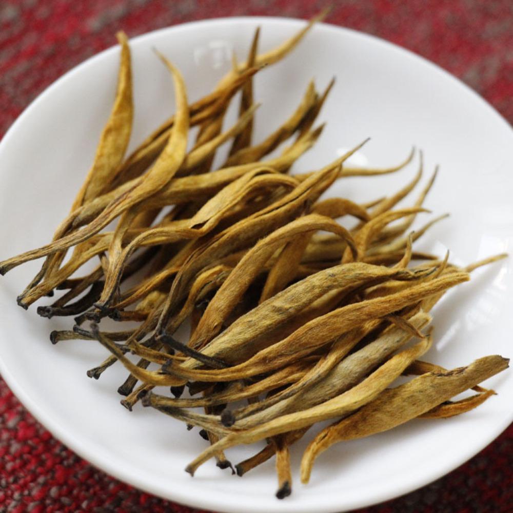 Wholesale Yunnan Fengqing Dianhong Tea 2026 Big Golden Bud Single Bud Black Tea Old Tree Tea Honey Fragrant Jinhao Loose Tea