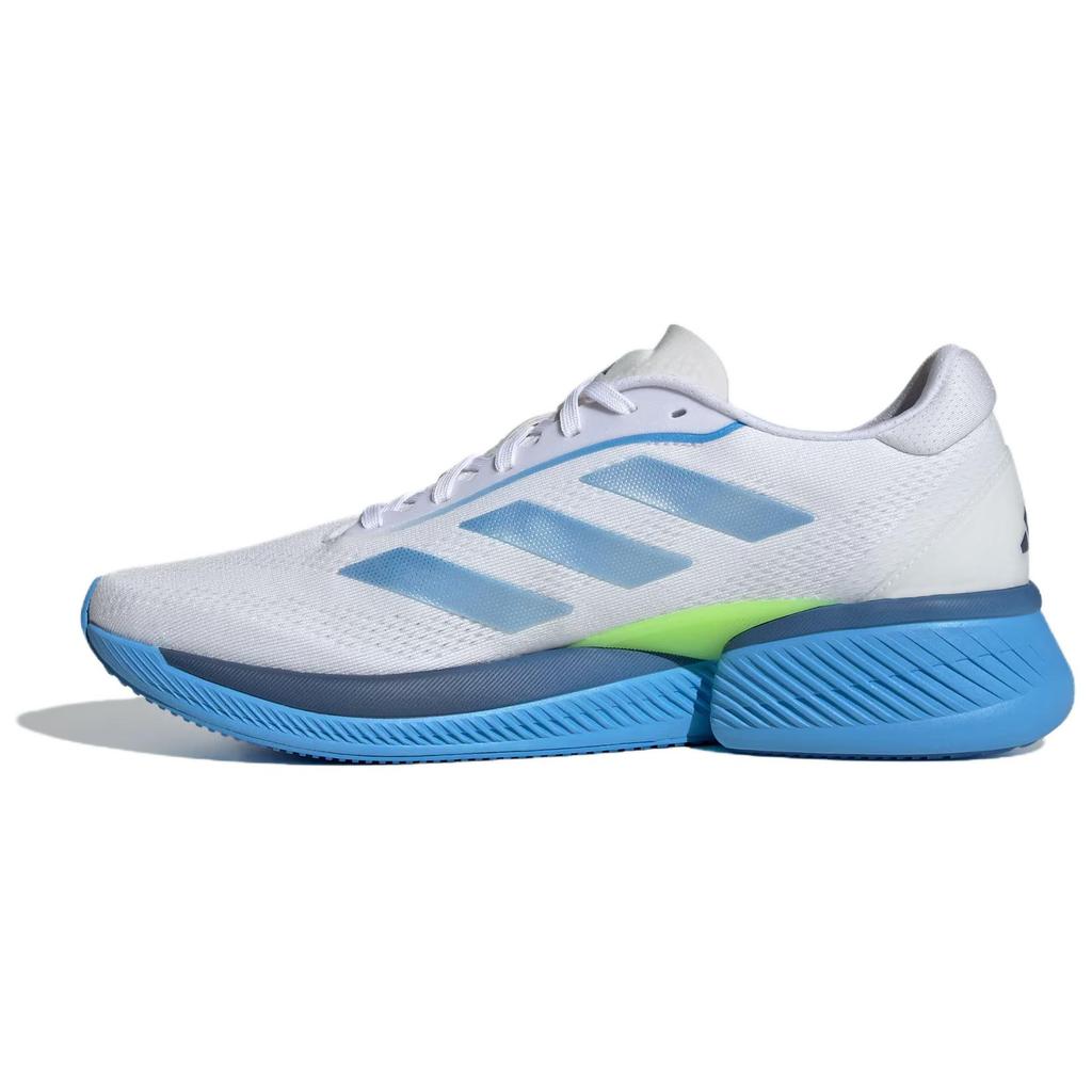 New Adidas Supernova Eterno Cushioning Wear Resistant Low Top Running Shoes Men's White Blue IH0436