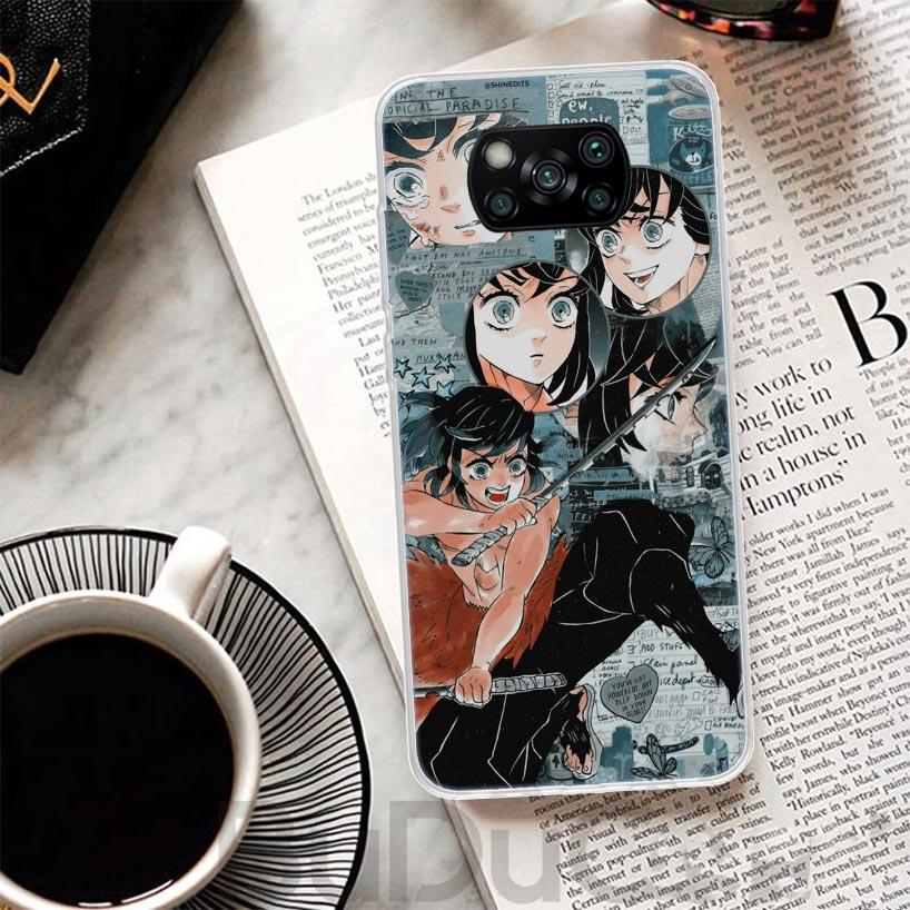 Demon Slayer Anime Kimetsu No Yaiba Cover For Xiaomi Mi 11T 10T 9T Pro 11 Lite Phone Case 12 12X 10 9 8 11i 6X 5X Ultra 5G Print