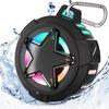 EBODA Bluetooth Shower Speaker, IP67 Waterproof Portable Speakers, Floating, TF Card, Small Outdoor Speaker with LED Light, True Wireless Stereo for
