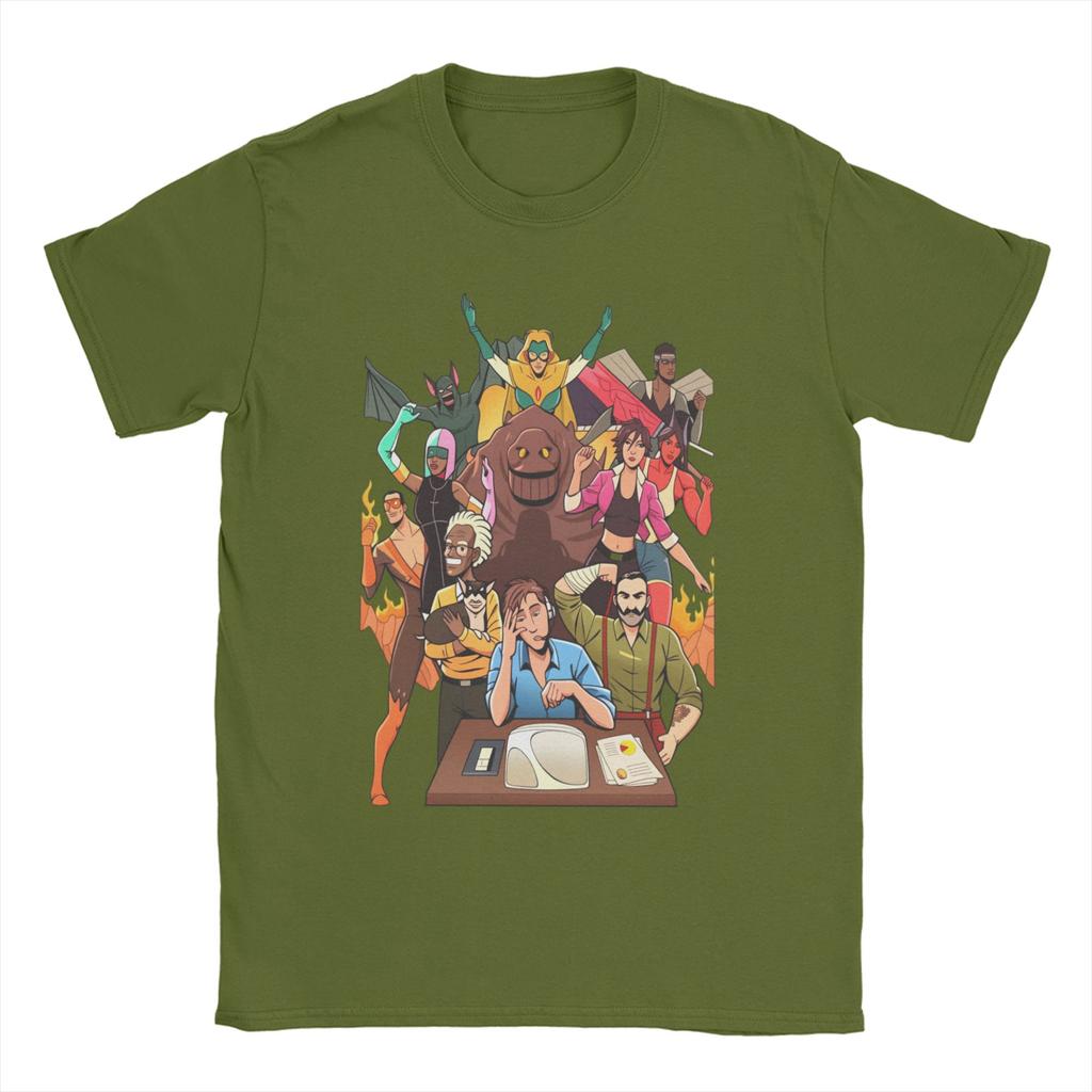 Herren T-Shirt Dispatch Game Vintage Baumwolle T-Shirts Kurzarm T-Shirts Rundhals Kleidung Übergröße