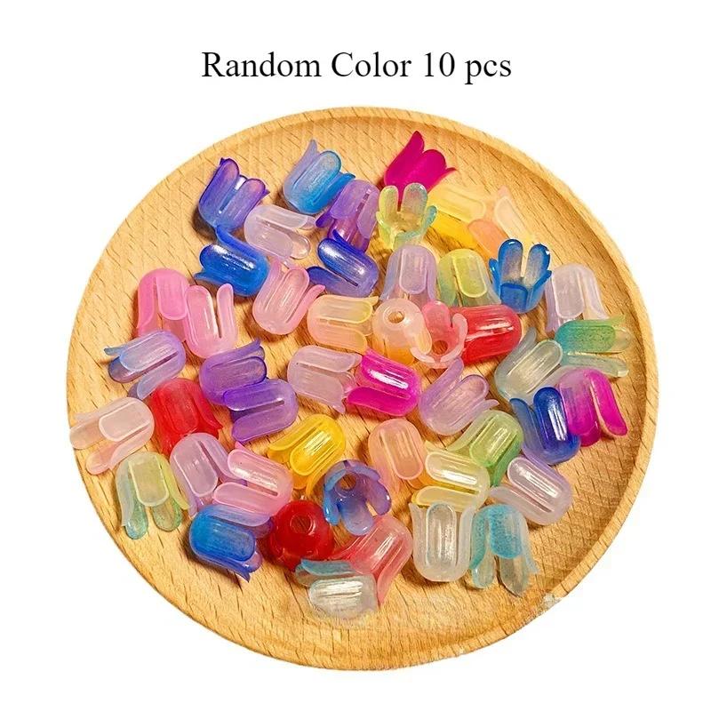 

Handmade DIY Material Package Lights Creative Desktop Tulip Fragrance Surround Light Decoration Gift for Girls Home Decor Flower Material package