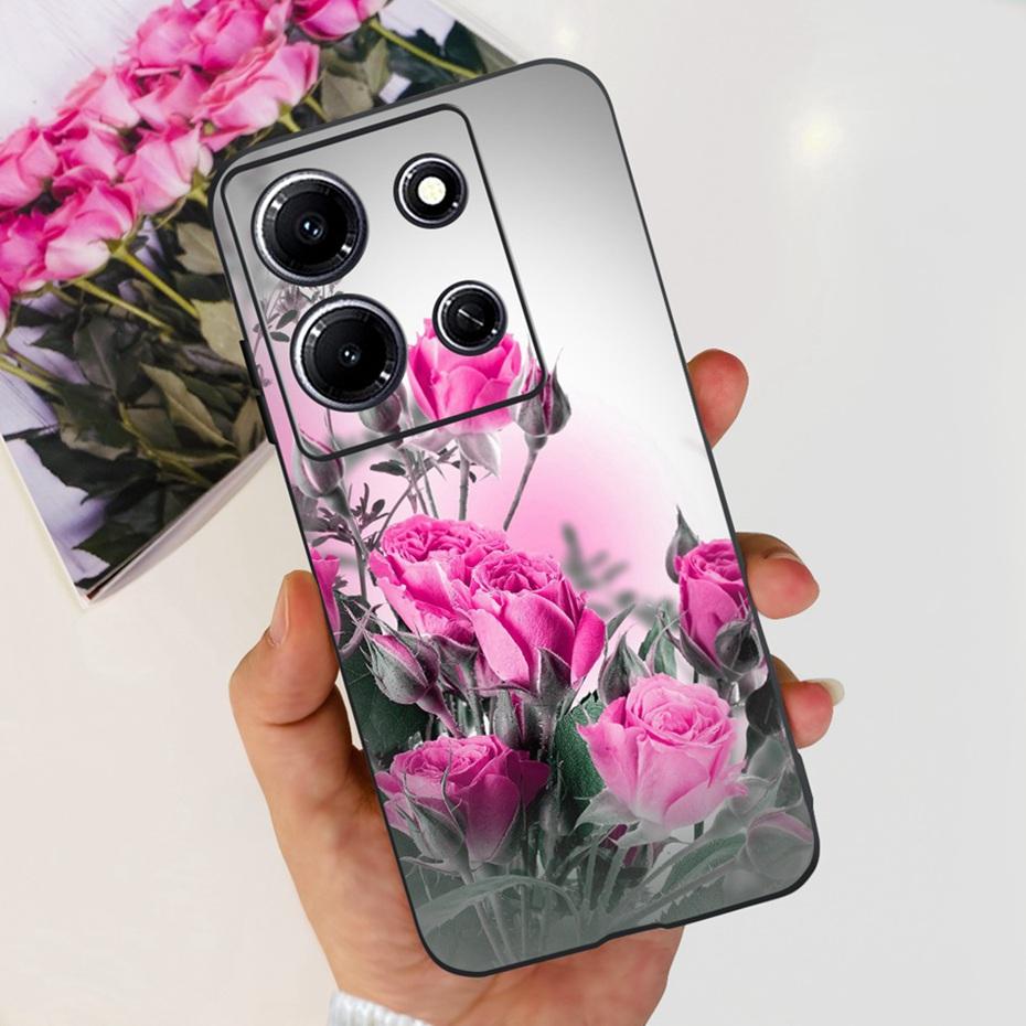 Fashion Butterfly Phone Case For Infinix Note 30i Note30 Pro 2023 Soft Silicone TPU Back Cover For Infinix Note 30 Pro Note30i