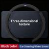 Car accessories Non slip breathable PU leather steering wheel cover For Lada Priora Sedan Sport Kalina Granta Vesta Niva Largus