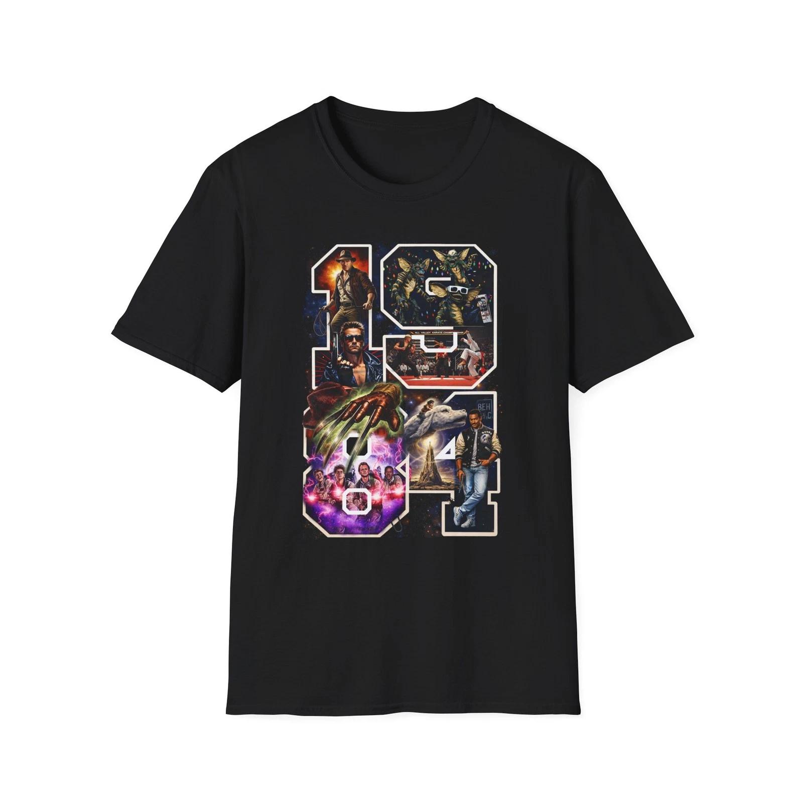 1984 Popular Movies T-Shirt | Retro Film S