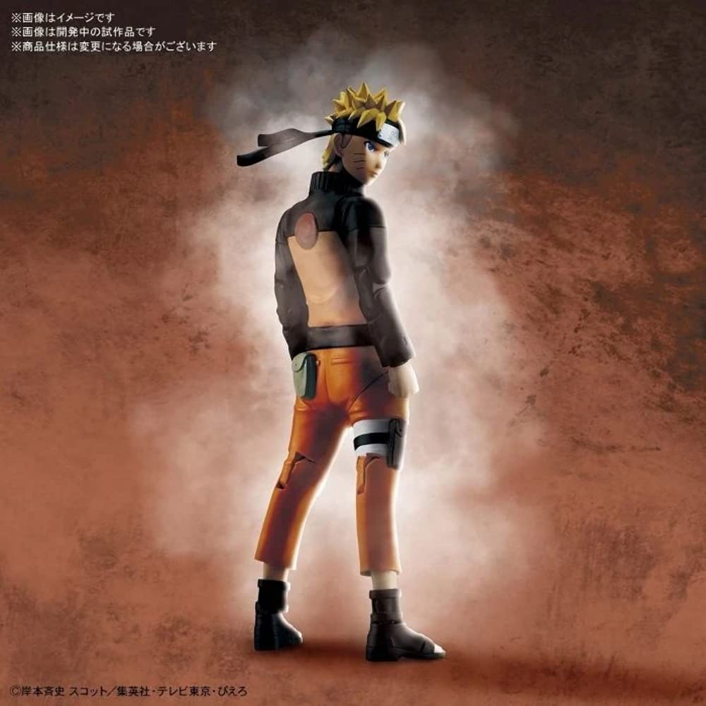 Standard Naruto Shippuden Uzumaki Naruto Plastic Model Kit Figure-rise Pre-colored