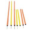 Portable Two-Section Spiral Flagpole for Football Training with Easy Ground Stake