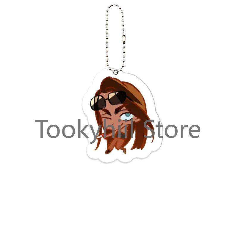Alien Stage Acrylic Keychain Anime Sua Mizi Luka Till Ivan Anime Cartoon Hyuna Key Ring Exquisite Backpack Pendant Festival Gift
