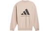 adidas Sweatshirts Unisex Pearl Smoke Gray Crew Neck Moderate Regular IM8422