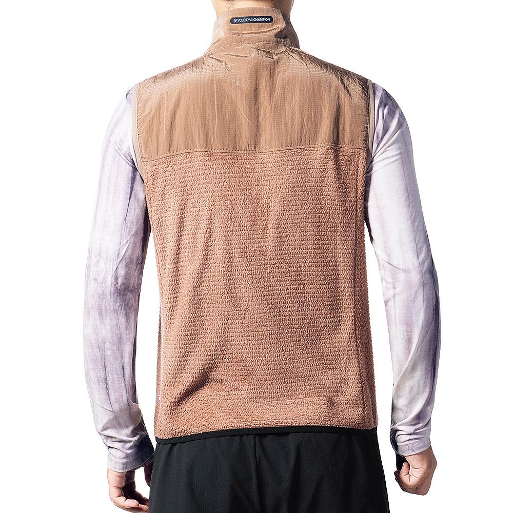 Aonijie Lightweight Fleece Vest Brown Uj40