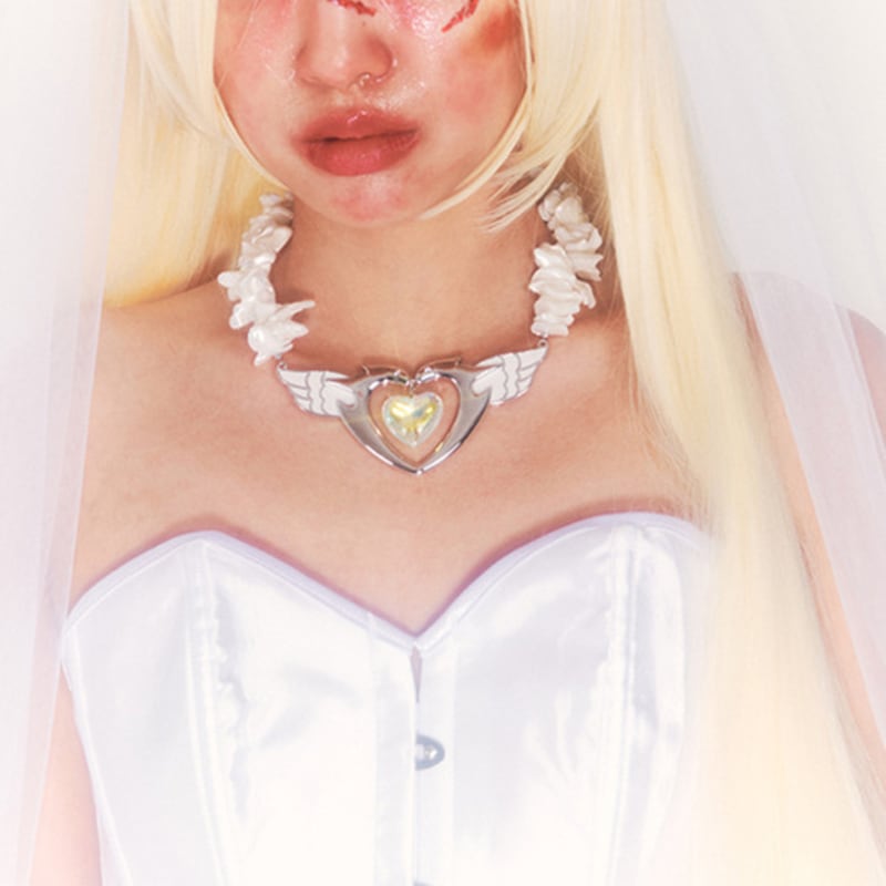 HURJABOYACC Dragon Heart Pearl Necklace