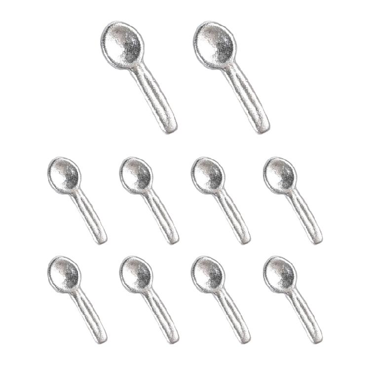 Set of 10 Dollhouses Miniature Coffee Cups Spoon Realistic 1/12 Scale Perfect for Kitchens and Dining Rooms