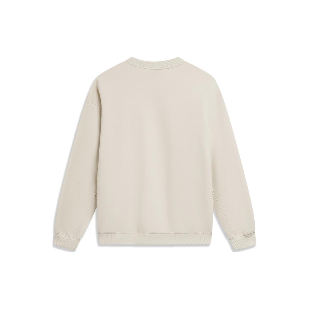 Li-Ning Li Ning Badfive Sweatshirt Men's Sand Gravel Gray Unisex AWDU091-4