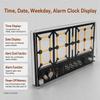 DIY Soldering Practice Kit 4-Digit Digital Light Bar Clock Kit with Lighting Adjustment Soldering Projects DIY Electronic Kits