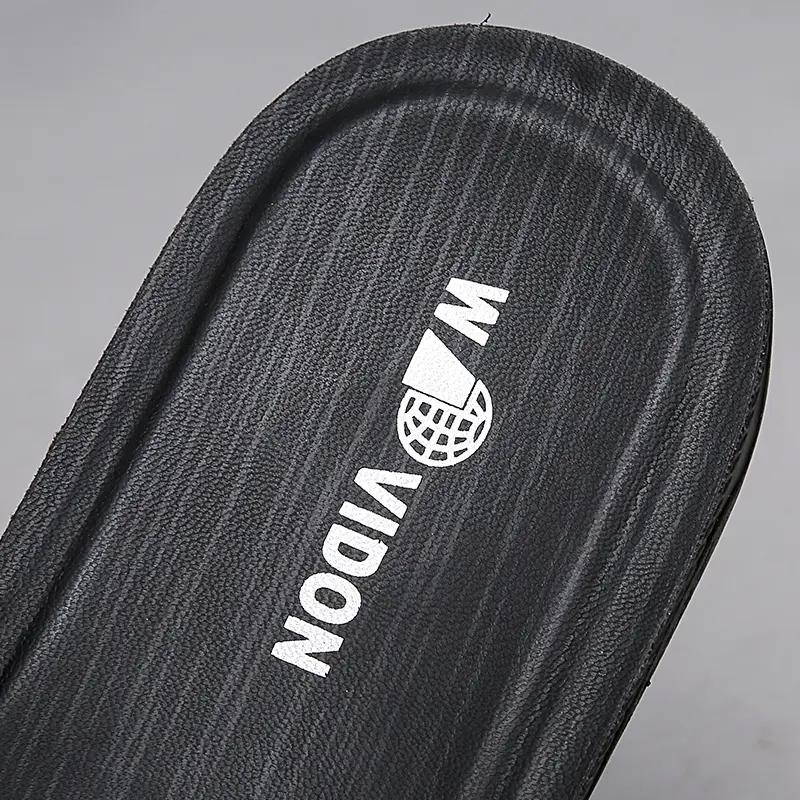 Men's Slippers Leather Summer Outside Men Sandals Lightweight Soft Sole Beach Slippers Casual Slide Mens Shoes Big Size