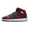 Air Jordan 1 Mid GS Bred Twist Kids Sneakers Black Summit-White Varsity-Red DQ8423-067