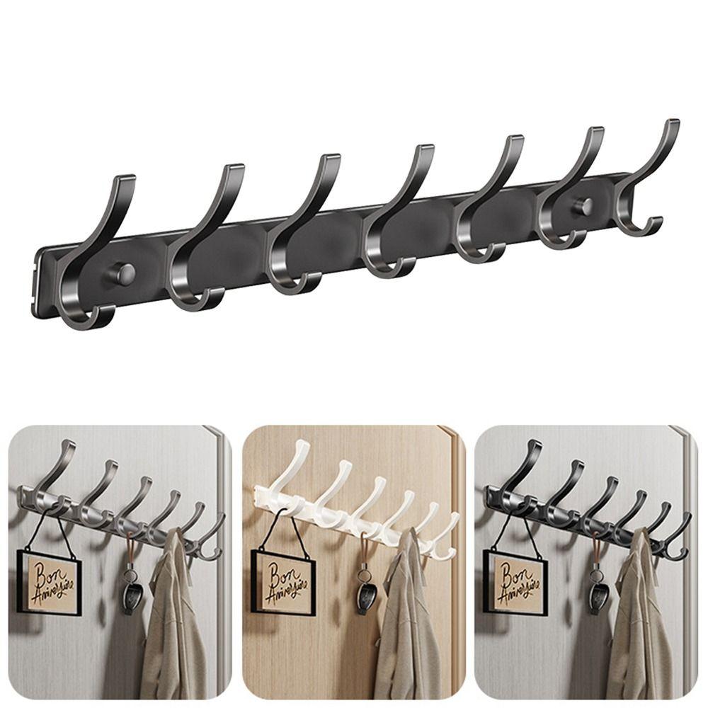 Over-the-door Robe Hooks Wall-mounted Clothes Holder Durable Kitchen Accessories