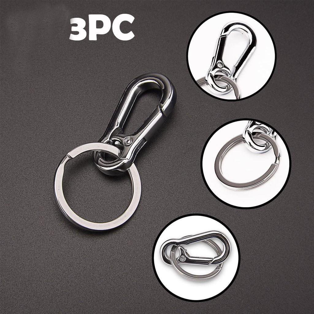 Buy Margott Metal Carabiner Clip Keyring Keychain Keyring Holder for Car / Key Finder 3Pack at