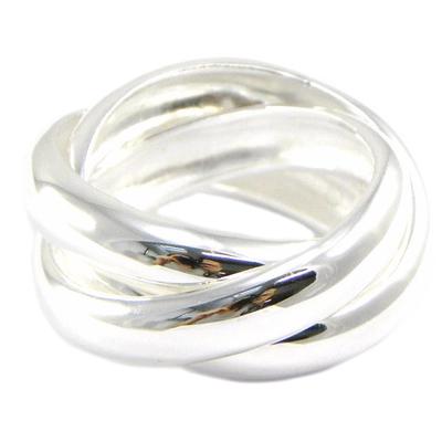 'Trio' Silver Ring