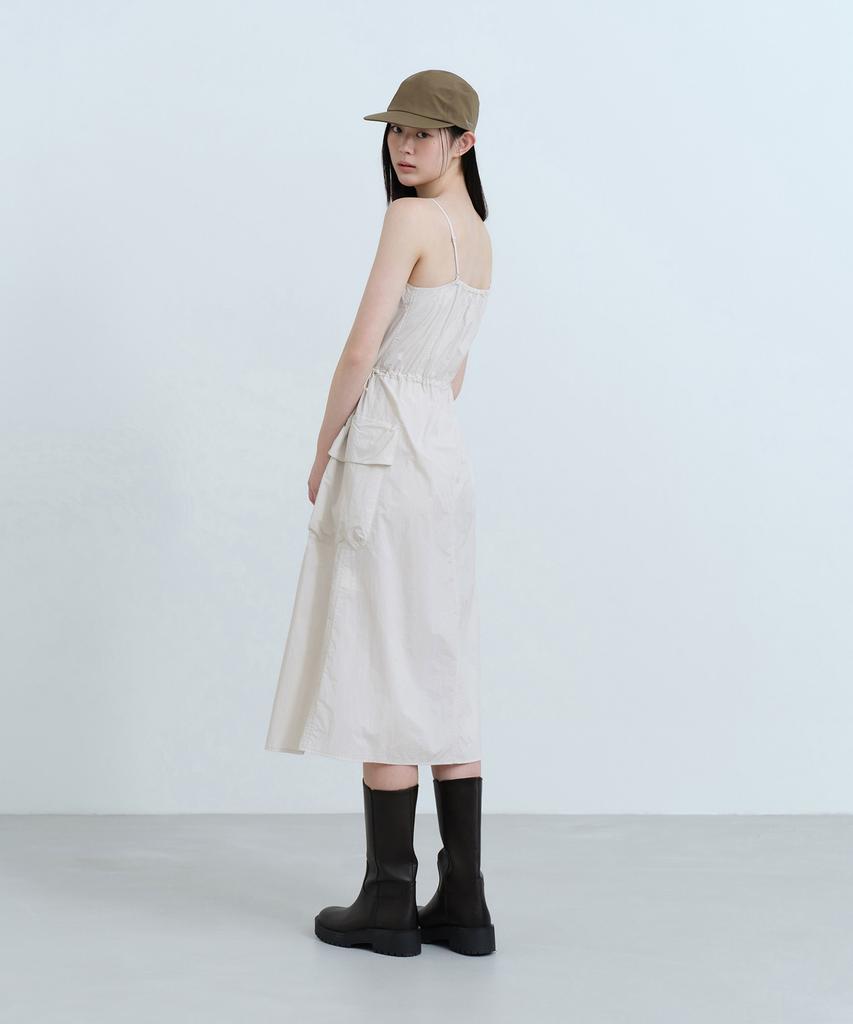 Musinsa Standard Woman Women'S Nylon Sleeveless Cargo Dress [Dusty Cream]