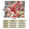 Mariah Carey Christmas  Flannel Blanket  Soft Durable Bedding Throws for Couch Bed Travel Funny Bedspread Sofa Bed Cover