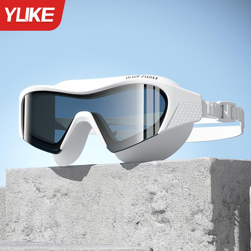 Swimming Goggles HD Anti Fog Waterproof Men Women Professional Large Frame Silicone  High Quality Swimming Glasses