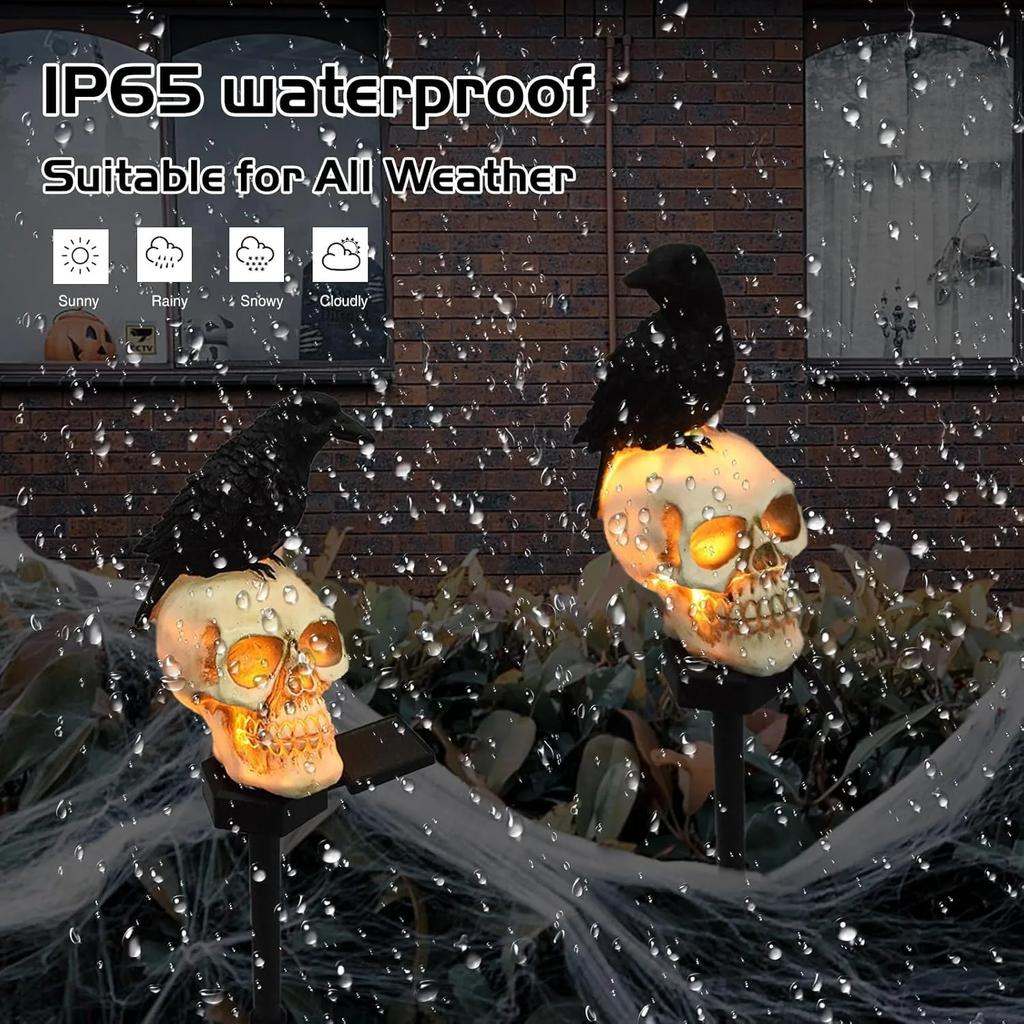Halloween Outdoor Light Skeleton Ghost Horror Grimace Party Decor for Courtyard Home Holiday Lighting Garden Decoration