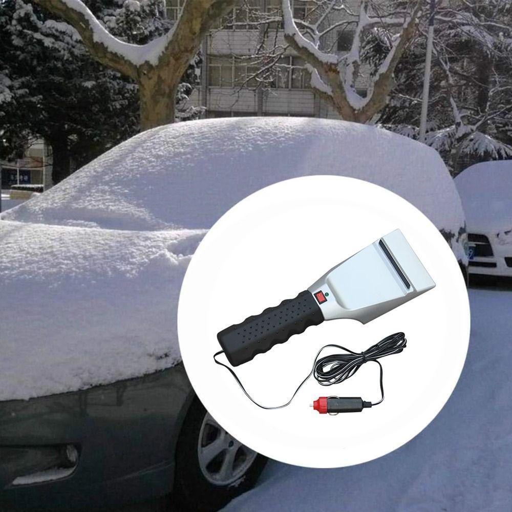 Rubber Wiper Car Ice Scraper Anti Skid Handle Windshield Defrost Tool  Ice Removal