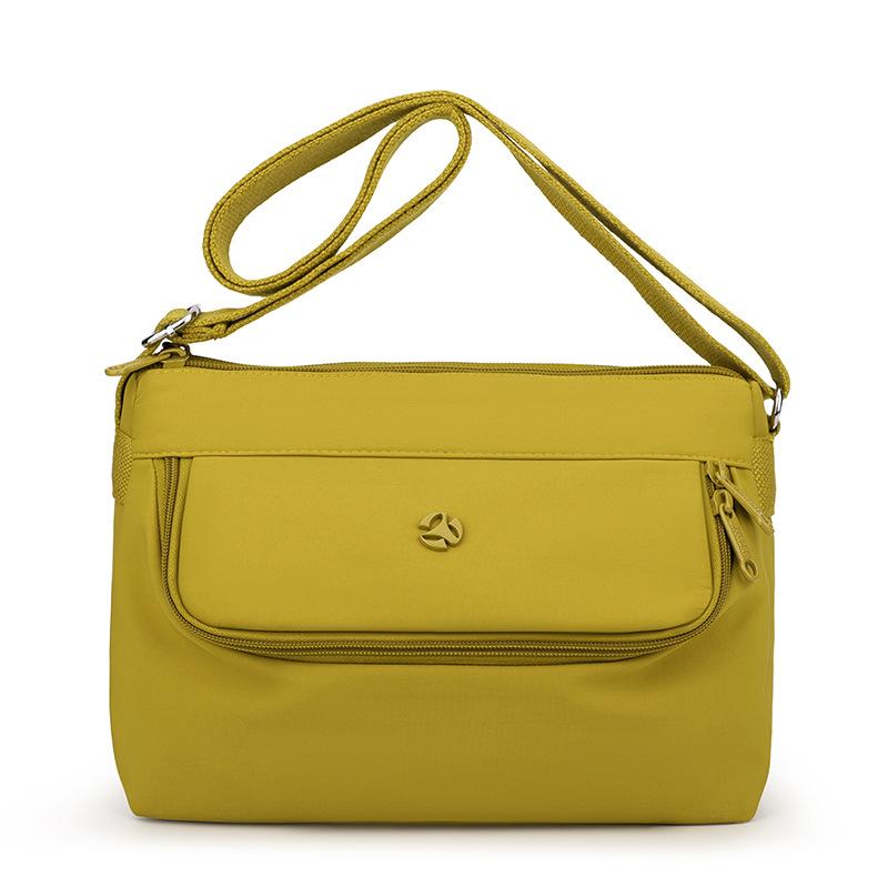 

Легкая многослойная сумка кроссбоди Женская водонепроницаемая нейлоновая сумка большой вместимости для поездок на работу и для мамы золотой