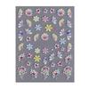 Flower Nail Art Sticker Self-adhesive DIY Home Salon Summer Floral Plants Ladybird 5D Embossed Women Fake Nail Decoration Decal