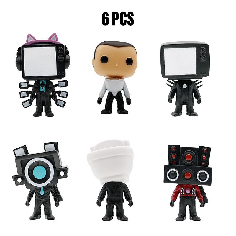 

Туалетмен ПВХ Эксклюзивная Игрушка с Подвижной Головой и Легкой Сборкой