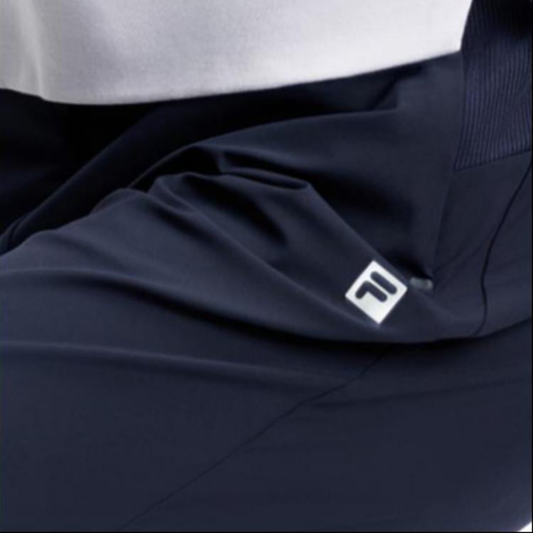 Fila Soft And Comfortable Casual Cool Feeling Knitted Sports Pants Women Bottoms Dark-Blue A11W431608FNV