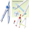 Precision Non-metal Compass Drafting Drawing Circle Drawing Gauge Student Exam Special-use Compass