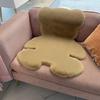 Cute Bear Plush Rug - Decorative Bedroom Mat for Children's Room